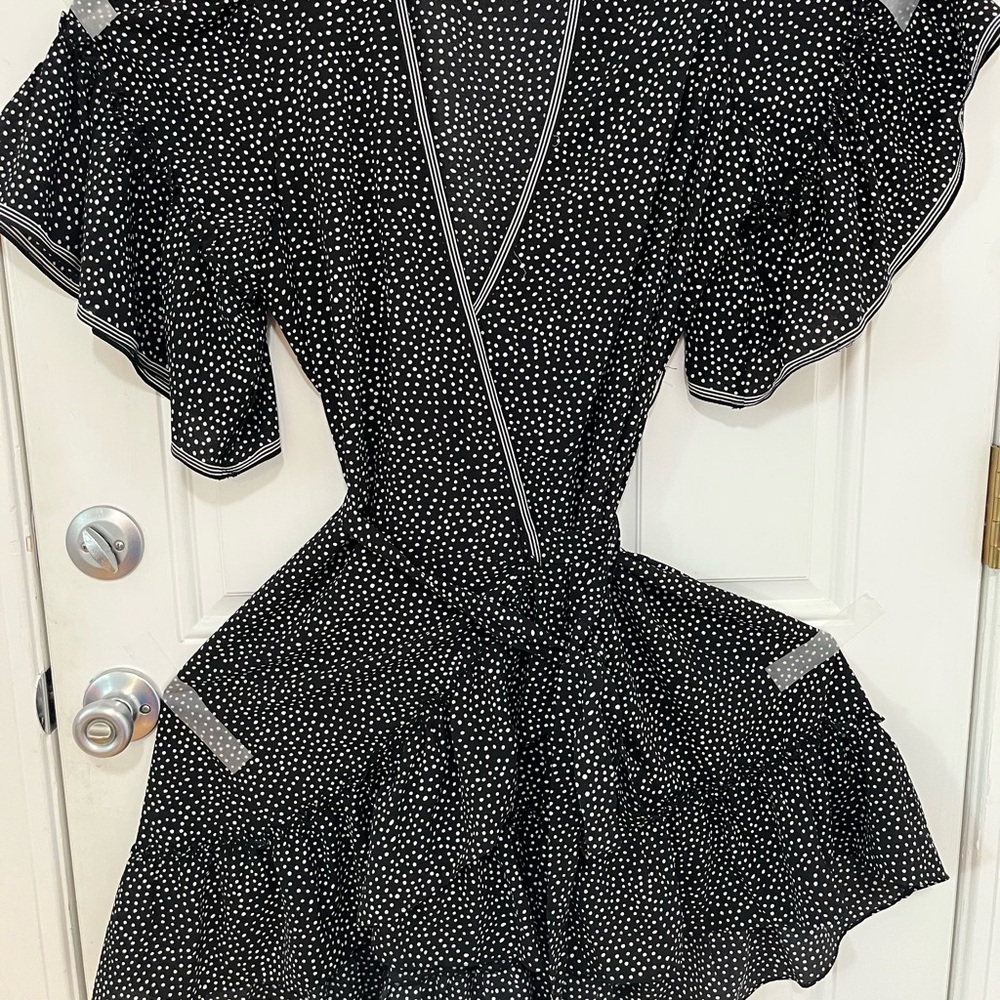 Max Studio Black and White Dotted Dress
Wrap around
NWOT - Picture 4 of 4